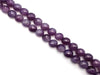 Color Sardonyx Purple Faceted Rounds 18Mm