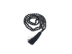 Black Onyx Necklace 108Pcs 6Mm