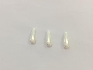 Shell Pearl Ab White Pendant 8X12Mm