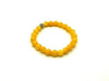 Color Crack Crystal Shamballa Yellow Bracelet 8Mm