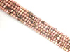 Matte Pink Opal Heishi 3X8-5X8Mm