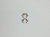 Zircon Rose Gold Metal Parts 6X18Mm