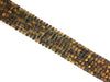 Matte Tiger Eye Heishi 3X8-5X8Mm
