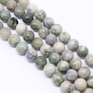 Lotus Jasper Round Beads 4mm