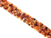 Carnelian Faceted Cube 10Mm