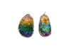 Treated Color Crystal Quartz Rainbow Pendant 30X45-40X65Mm