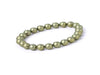 Matte Shell Pearl Gunmetal Bracelet 8Mm