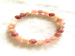 Strawberry Crystal Bracelet 8Mm