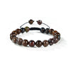 Pietersite Round Beads Slide Bracelet 8mm