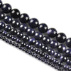 Blue Gold Stone Round Beads 6mm
