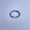 African Turquoise Round Beads Ring 3mm