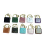 Assorted Natural Stone Lock Shape Pendant 18X27mm