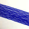 Lapis Glass Super Precision Cut Faceted Rounds 2mm