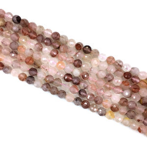 Light Red crystal Faceted Beads 6mm