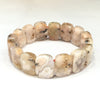 Madagascar Flower Agate Pillow Bracelet 13X18mm
