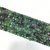Ruby Zoisite Super Precision Cut Cube 4x4mm