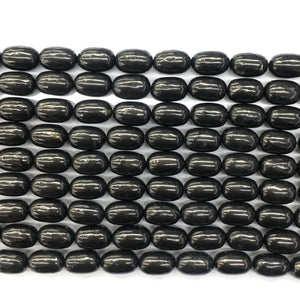 Russia Shungite Barrel Beads 8X12mm
