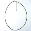 Unakite Super Precision Cut Rounds 2mm Necklace