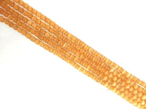 Artificial Opal Light Orange Round Beads 10Mm