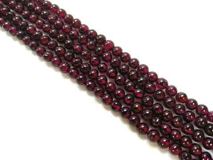 Garnet Long(14"-16") Round Beads 2Mm