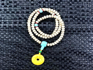 Bodhi Yellow Bracelet 108 9X7Mm