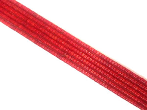 Bamboo Coral Red Heishi 3X5Mm