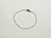 Crystal Quartz Faceted Rounds Bracelet 3Mm