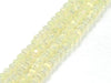 Thunder Polish Glass Crystal Ab Yellow Faceted Rounds 4Mm