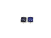 Lapis Silver Edge Pendant Square 14Mm