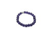 Glass Shamballa Purple Bracelet 8Mm