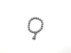 Matte Sgell Pearl Gray Tassel Bracelet 8Mm