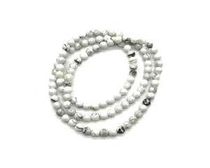 Howlite White Round Beads 108 Pcs 6Mm