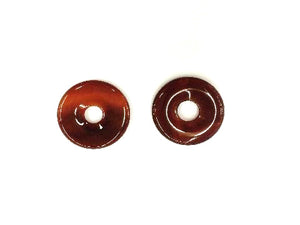 Red Agate Pendant 40X22Mm