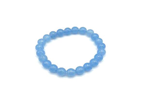Color Jade Blue Bracelet 8Mm