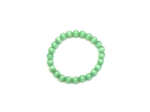 Artificial Opal Jade Green Bracelet 8Mm