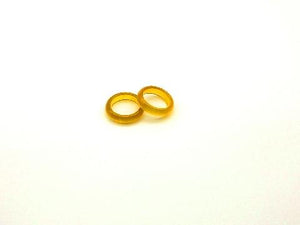 Color Agate Yellow Ring 5Mm