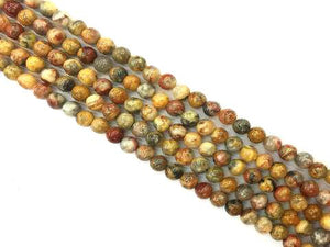Crazy Lace Agate Round Beads 6Mm