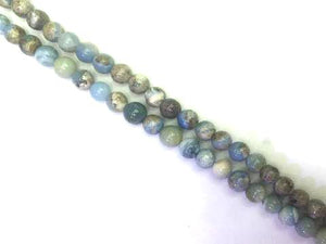 Owyhee Blue Opal G2 Round Beads 7-8Mm