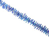 Coated Crystal Quartz Blue Stick 16 Inch 5X15-5X30Mm