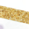 Citrine Super Precision Cut Cube 4x4mm