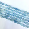 Aquamarine rough nugget 8X10mm
