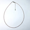 Kunzite Super Precision Cut Rounds 2mm Necklace