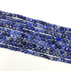Sodalite Super Precision Cut Cube 4x4mm