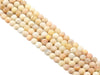 Matte Yellow Sunstone Round Beads 6Mm