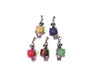 Assorted Stones Pendant 16X40Mm