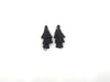 Tassel Black Double 50X6Mm