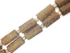 Shoushan Stone Carvde Beads 30X60Mm
