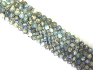 Owyhee Blue Opal G3 Round Beads 9-10Mm