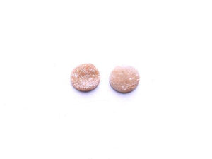 Crystal Quartz Druzy Champagne Ring Surface(Round Beads) 8Mm