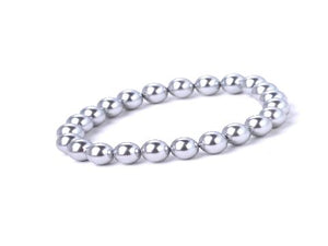 Shell Pearl Silver Bracelet 6Mm
